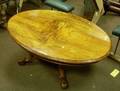 Continental Victorian Rococo Revival Walnut Veneer Low Table