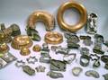 Collection of Approximately Thirtyfour Tin Cookie Cutters Two Tin Scoops and Ten Copper and Tin Moldse2