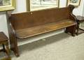 Victorian Gothic Revival Carved Oak Bench