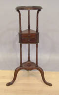 Georgian mahogany basin stand