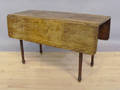 New England butternut drop leaf dining table