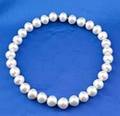 Strand of SemiBaroque South Sea Pearls