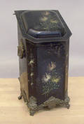 Painted coal scuttle