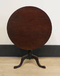Queen Anne mahogany tea table