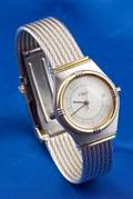 18kt Gold and Stainless Steel Wristwatch Fred