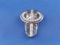 Art Deco Platinum and Diamond Buckle Clip