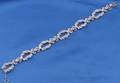 Edwardian Platinum and Diamond Garland Bracelet