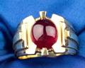 18kt Gold and Ruby Ring