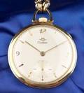 14kt Gold Openface Pocket Watch Cartier