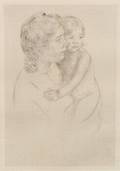Mary Cassatt American 18441926 Denise Holding Her Child