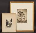George Elbert Burr American 18591939 Lot of Two Southwestern Views The Sentinel Pine