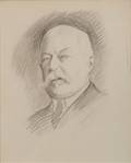 William McGregor Paxton American 1869  1941 Portrait of Grover Cleveland