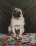 AngloAmerican School 19th20th Century Portrait of a Pug