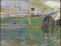 Mildred Jordan Tuttle American b 1874 Harbor View possibly Cape Ann Pier