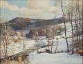 William Jurian Kaula American 18711953 Winter in Ashby