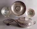 Large group of silver plate