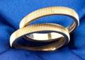 Pair of 18kt Gold Bands Cartier