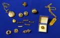 Group of Gold Jewelry Items