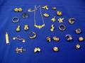 Group of 14kt Gold and Sterling Silver Hawaiian Jewelry Items
