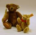 Two Small Steiff Brown Bears