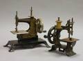 Two Miniature ChainStitch Sewing Machines