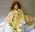 Queen Louise Bisque Head Doll with Extra Clothes