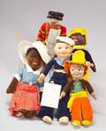 Five Norah Wellings and Similar Dolls