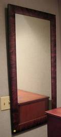 Grain Painted Woodframed Mirror