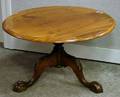 Chippendalestyle Carved Mahogany Low Table