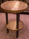 Brass and Rosewood TwoTier Table