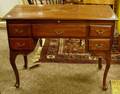 Louis XV Style Carved and Inlaid Walnut Dressing Table