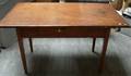 Pine Breadboardtop Tavern Table with Drawer