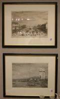 Lot of Two Framed Prints After Canaletto