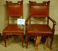 Set of Seven Late Victorian Upholstered Carved Oak Dining Chairs