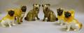 Two Pairs and Two Similar Pug Figures