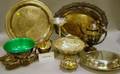 Approximately Thirty Pieces of Silver Plated Hollowware and Four Sterling Silver Hollowware Items