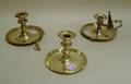 Three Silver Plated Chambersticks