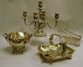 Four Assorted Silver Plated Table Items