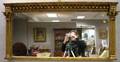 Classicalstyle Giltwood Tabernacle Overmantel Mirror