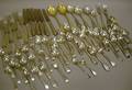Approximately Fortynine Pieces of Mostly English Sterling Silver Flatware and Eleven Pieces of Coin Silver Flatware