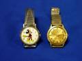 Omega Seamaster 14kt Goldfilled Mans Wristwatch and a Walt Disney Production Mickey Mouse Wristwatch