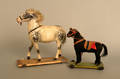 Two horse pull toys