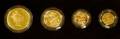 1985 United Kingdom Gold Proof Four Coin Collection