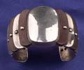 Silver and Wood Cuff Bracelet Spratling Taxco