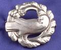 Sterling Silver Dove Brooch Georg Jensen