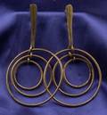 ArtistDesigned Brass Earpendants Art Smith