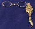 Art Nouveau 14kt Gold and Diamond Lorgnette Krementz  Co