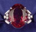 Rubellite and Diamond Ring H Stern