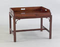 George III mahogany butlers tray