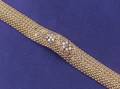 14kt Gold Sapphire and Diamond Covered Watch
